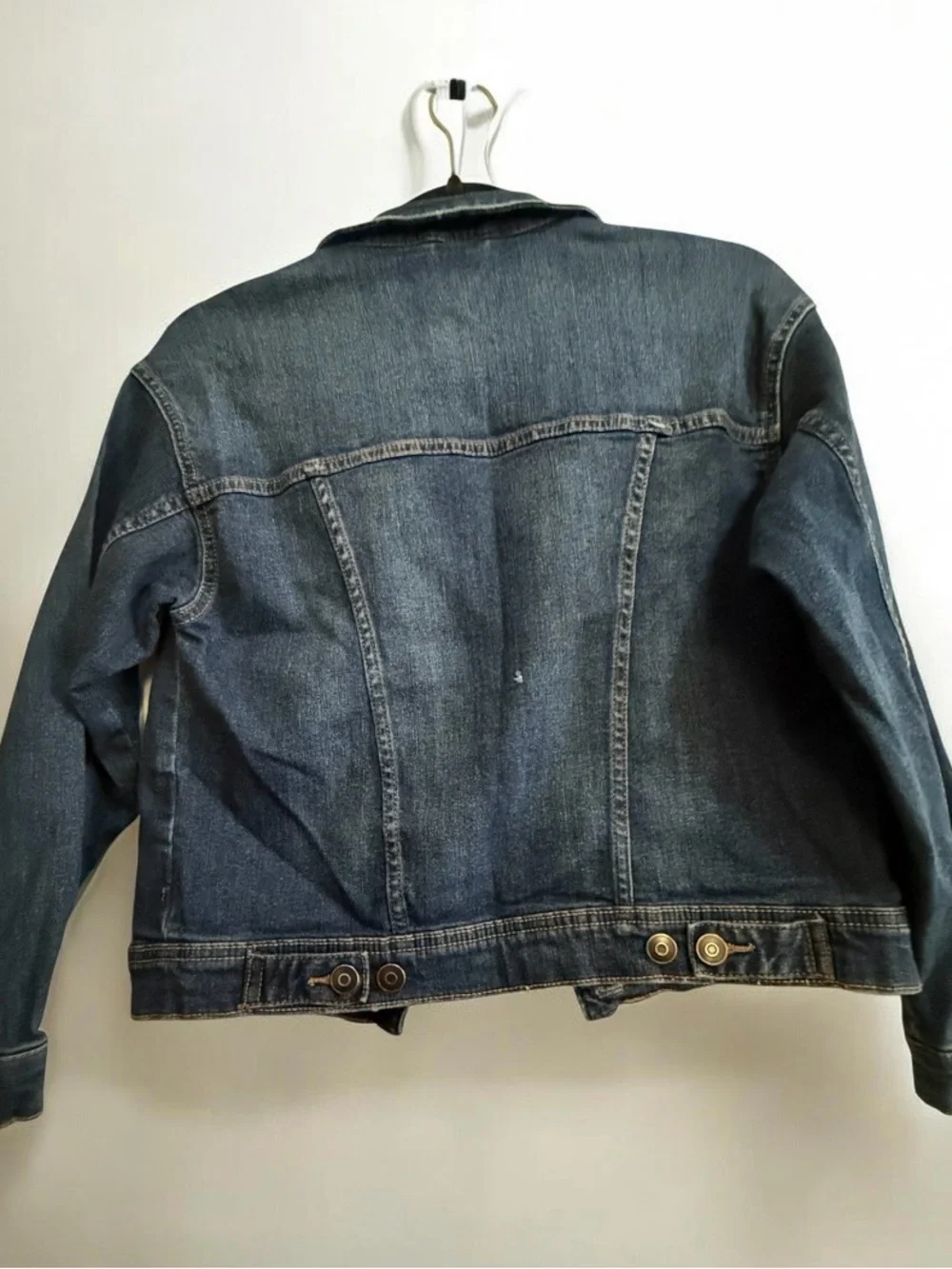 Wonder Nation Toddler Boy Stretch Denim Jacket, Dk Wash Size 12M,2T, 3T
